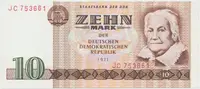 Německo - NDR, 10 DM 1971, I. vydání, Ros.359a