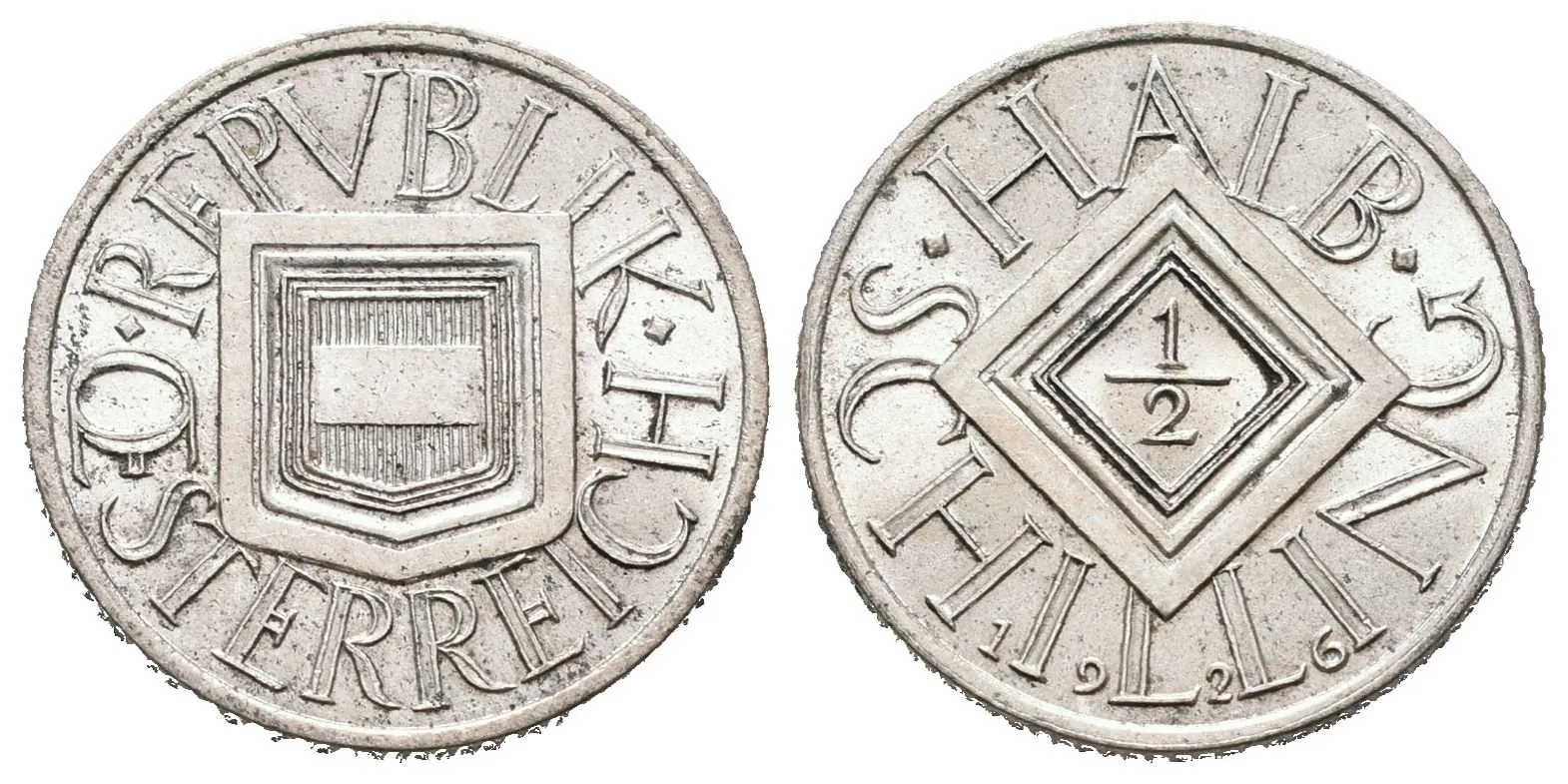 Rakousko, 1/2 Schilling 1926