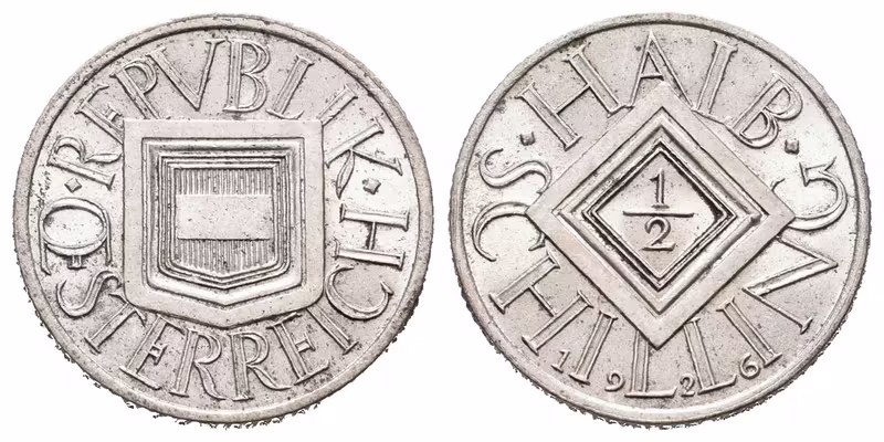 Rakousko, 1/2 Schilling 1926