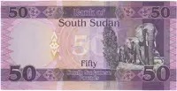Súdán Jižní, 50 Sudanese Pounds 2015, P.14a - fotografie 2