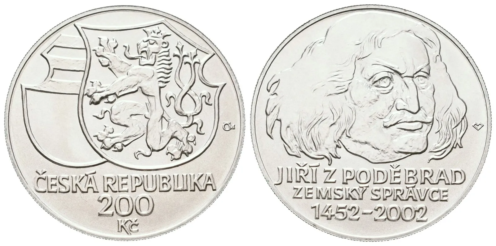 200 Kč 2002 - Jiří z Poděbrad