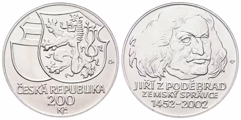 200 Kč 2002 - Jiří z Poděbrad