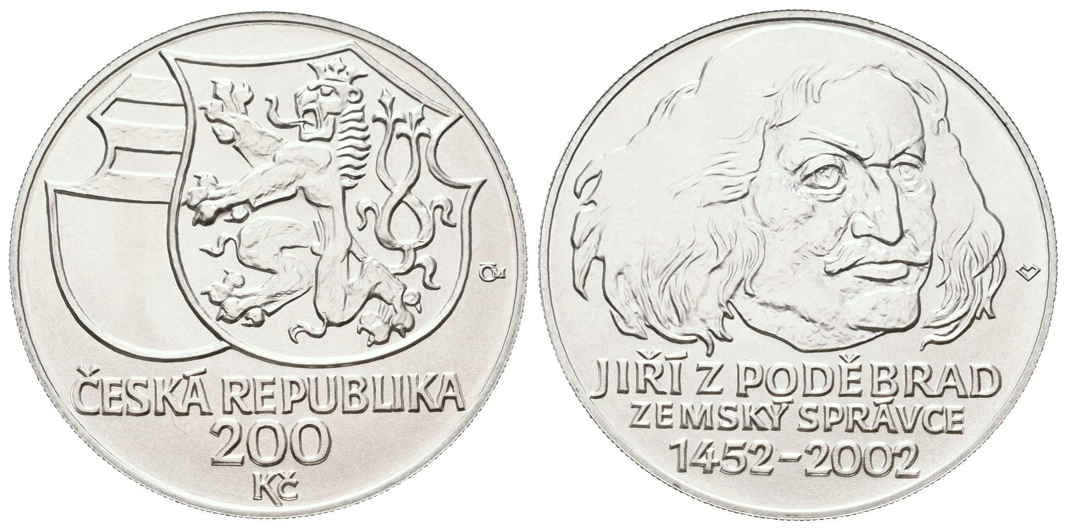 200 Kč 2002 - Jiří z Poděbrad
