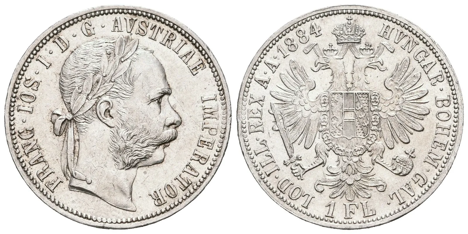 Zlatník 1884, krásná zachovalost, lesk, drobné rysky — 1