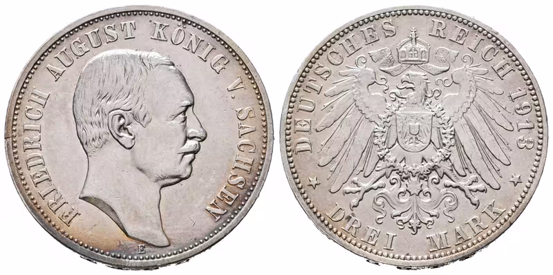 Sasko, 3 Marka 1913