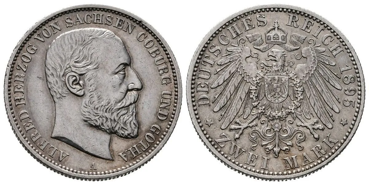 Sasko - Coburg a Gotha, Alfred, 1893 - 1900 — 1