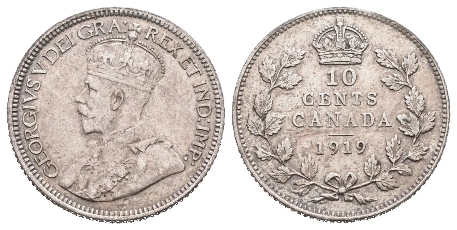 Kanada, 10 Cent 1919