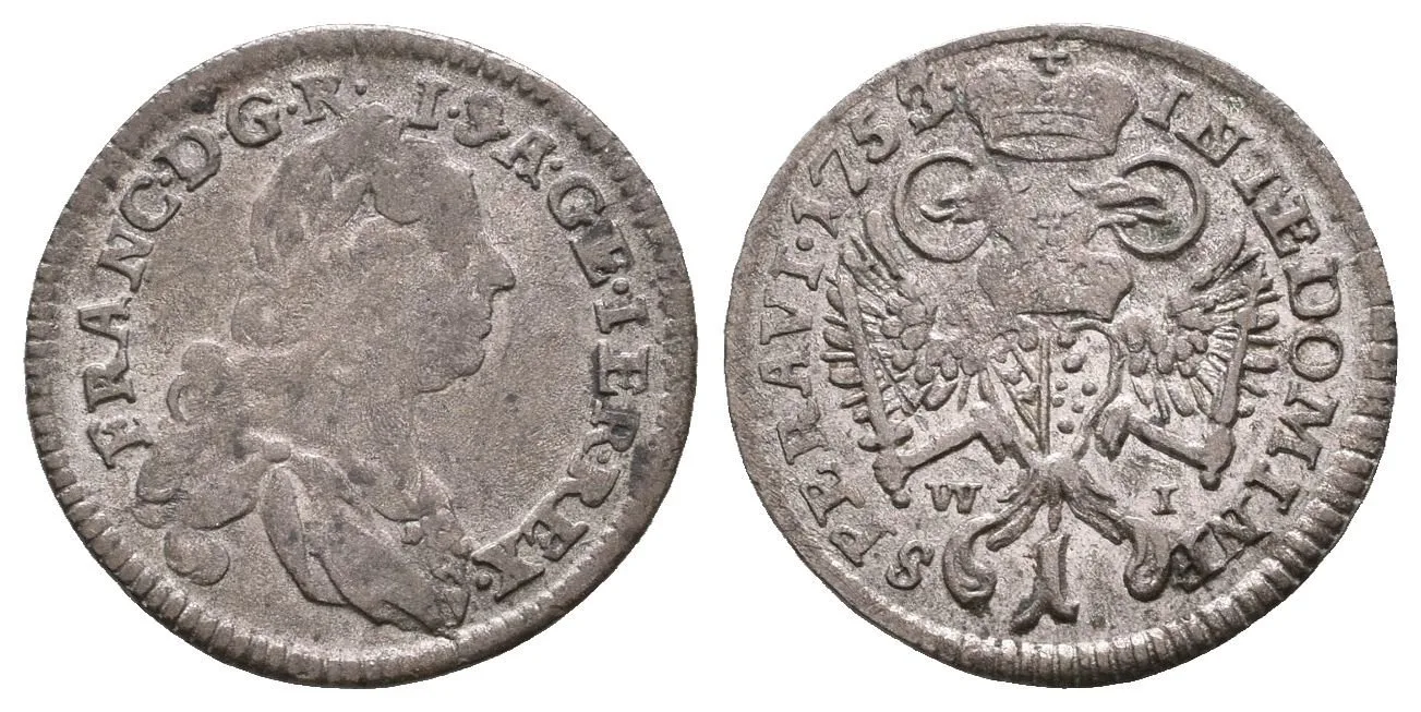 Krejcar 1753 WI, Vídeň, KM.2009.1, patina — 1
