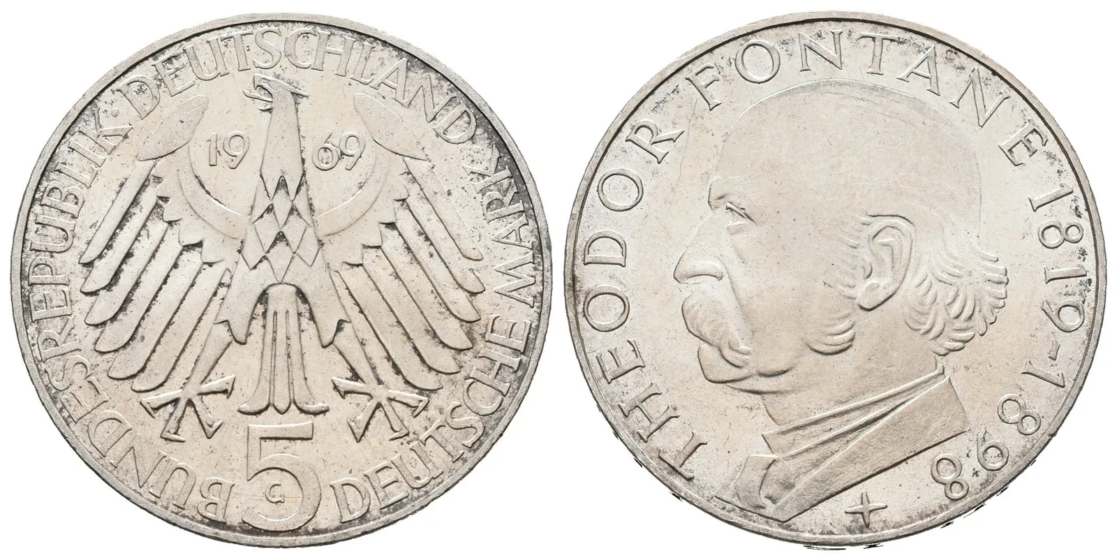 SRN, 5 Marka 1969 G - Fontane