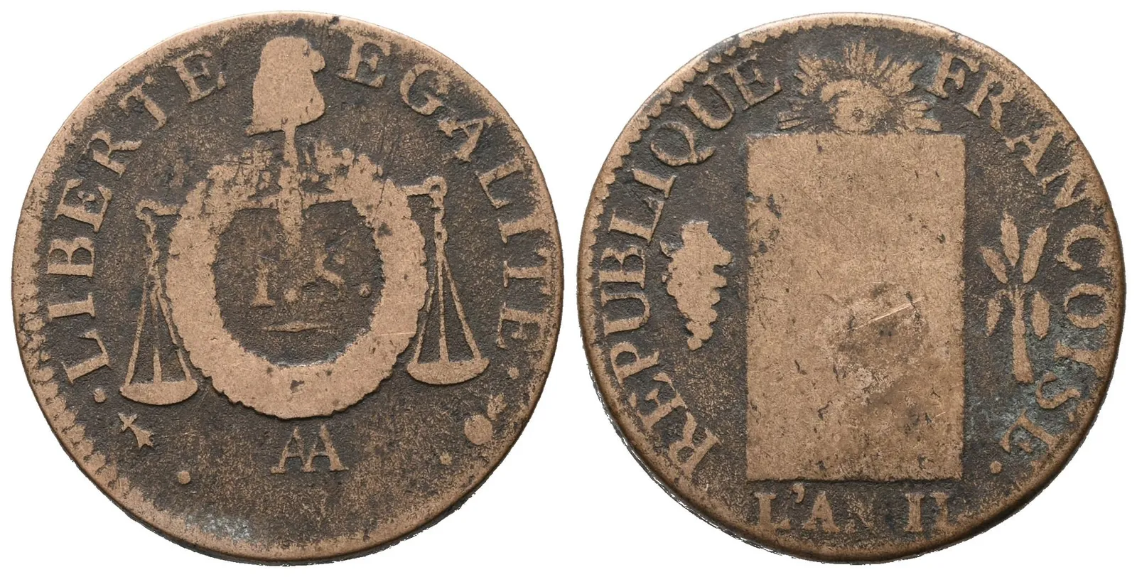 Francie Republika, Sol l´an II AA
