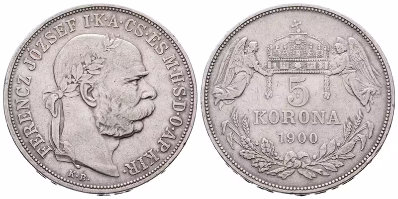 5 Koruna 1900 KB