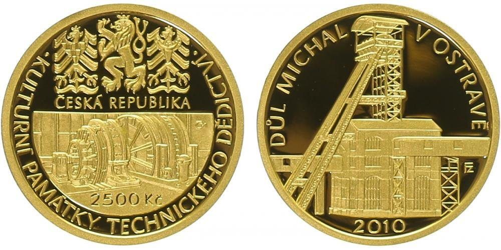 2500 Kč 2010 - Důl Michal v Ostravě, PROOF