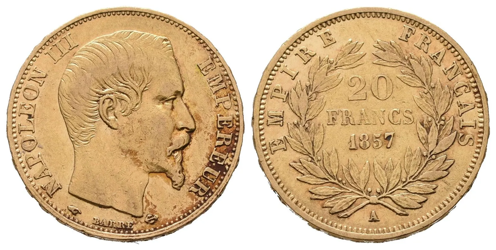 Francie, 20 Frank 1857 A