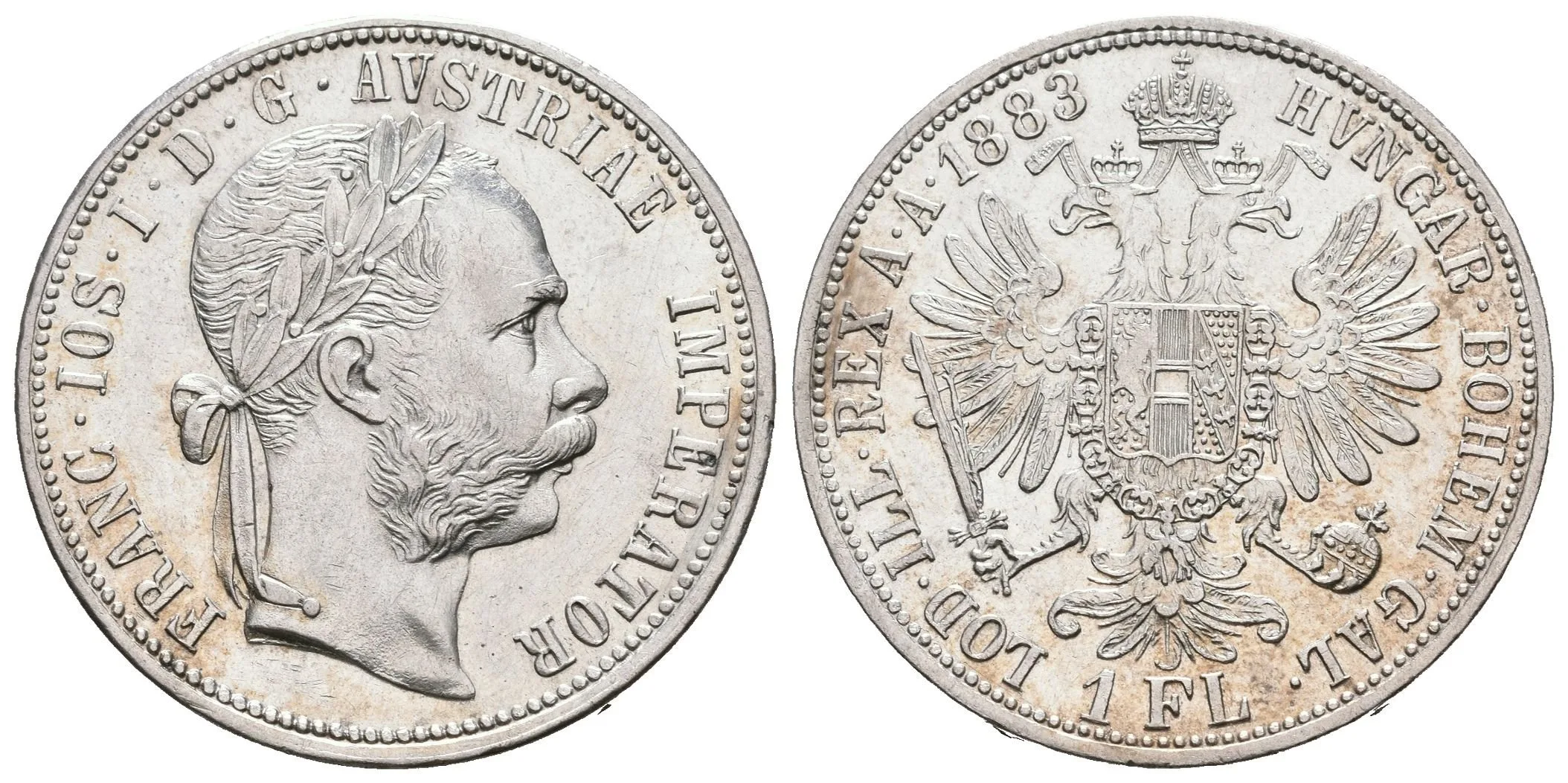 Zlatník 1883, pěkná zachovalost, zbytky lesku, rysky — 1