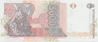 Argentina, 5000 Australes (1989~1991), P.330e - fotografie 2