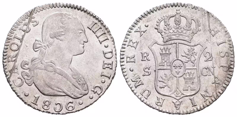 Španělsko, 2 Real 1806 S-CN