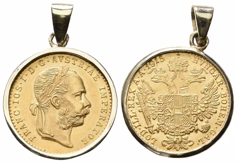 Dukát 1915 - přívěsek