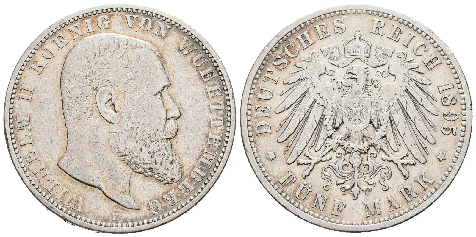 Württembersko, 5 Marka 1895