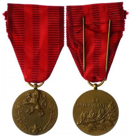 Medaile Za službu vlasti, I. vydání, VM.44-I,