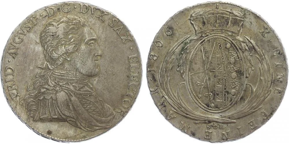 Sasko, Friedrich August III./I., 1763 - 1827 — 1