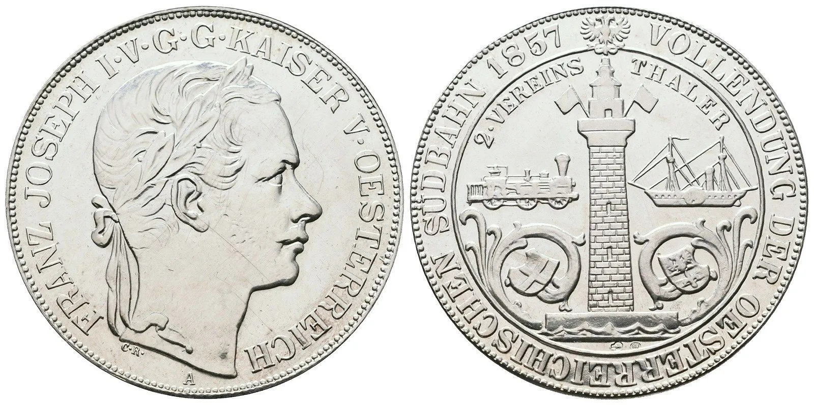 Rakouská a spolková měna, 1857 - 1892 — 1