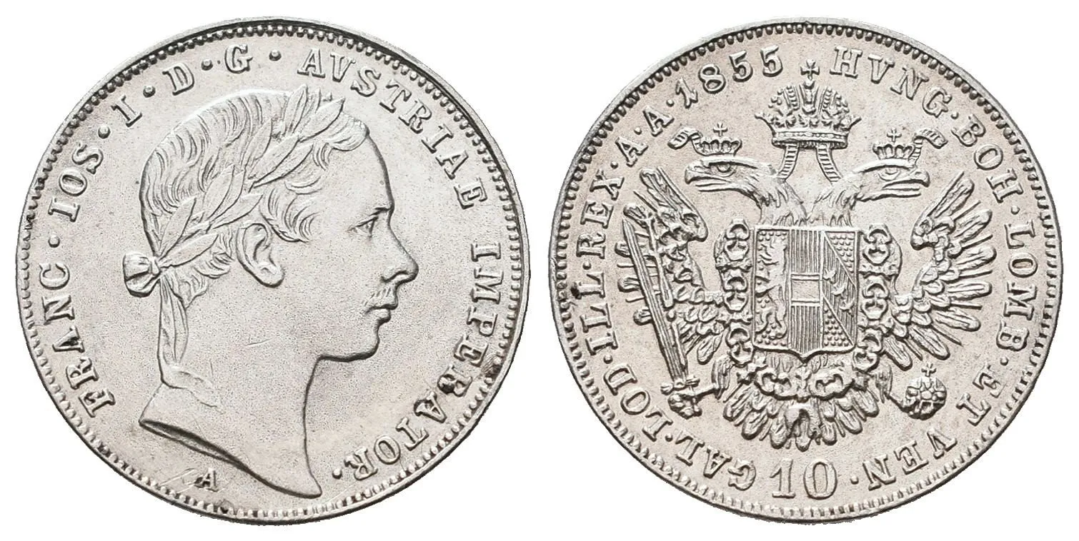 Konvenční měna, 1848 - 1857 — 1