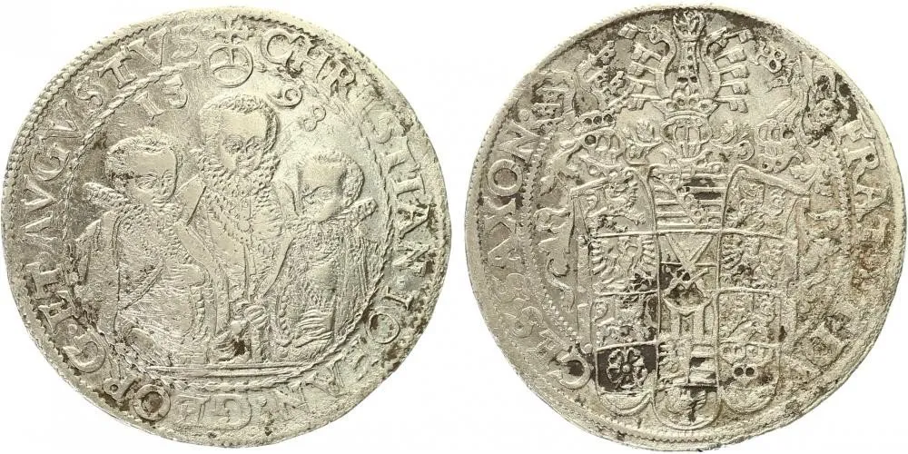 Sasko, Christian II., Johann Georg I. a August, 1591 - 1611 — 1
