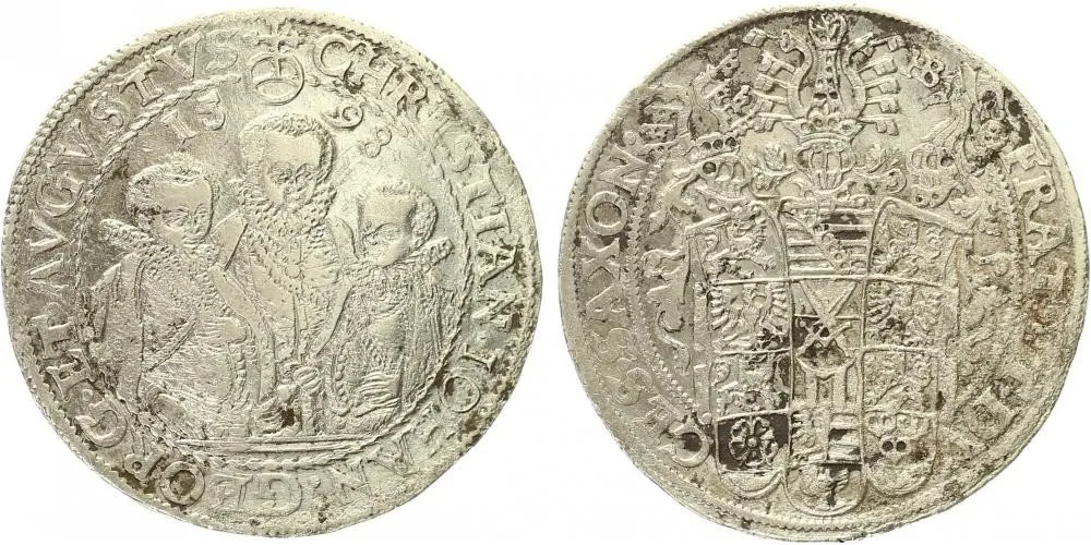 Sasko, Christian II., Johann Georg I. a August, 1591 - 1611 — 1