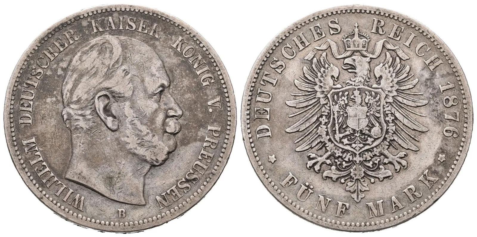 Prusko, 5 Marka 1876 B