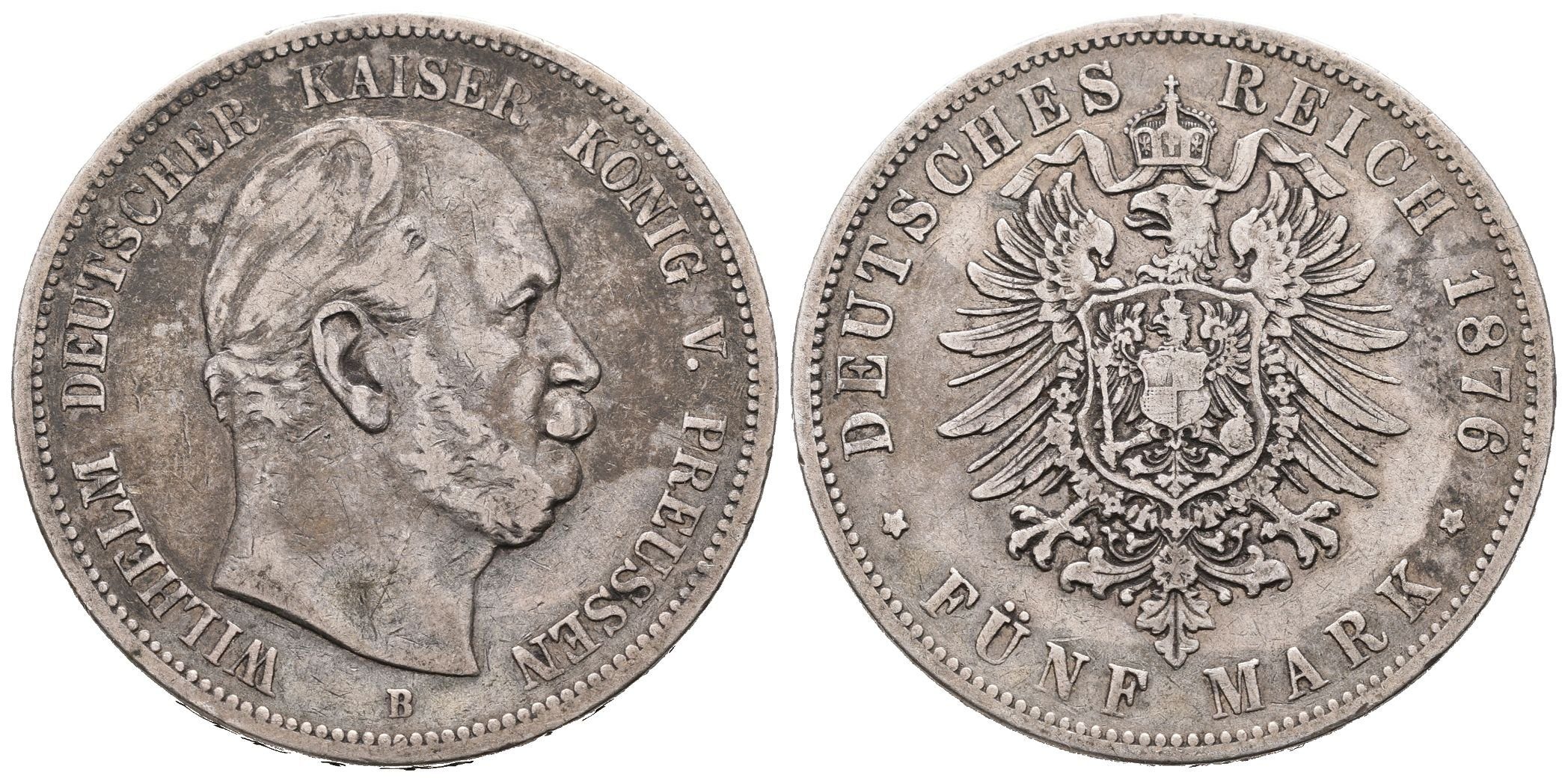 Prusko, 5 Marka 1876 B