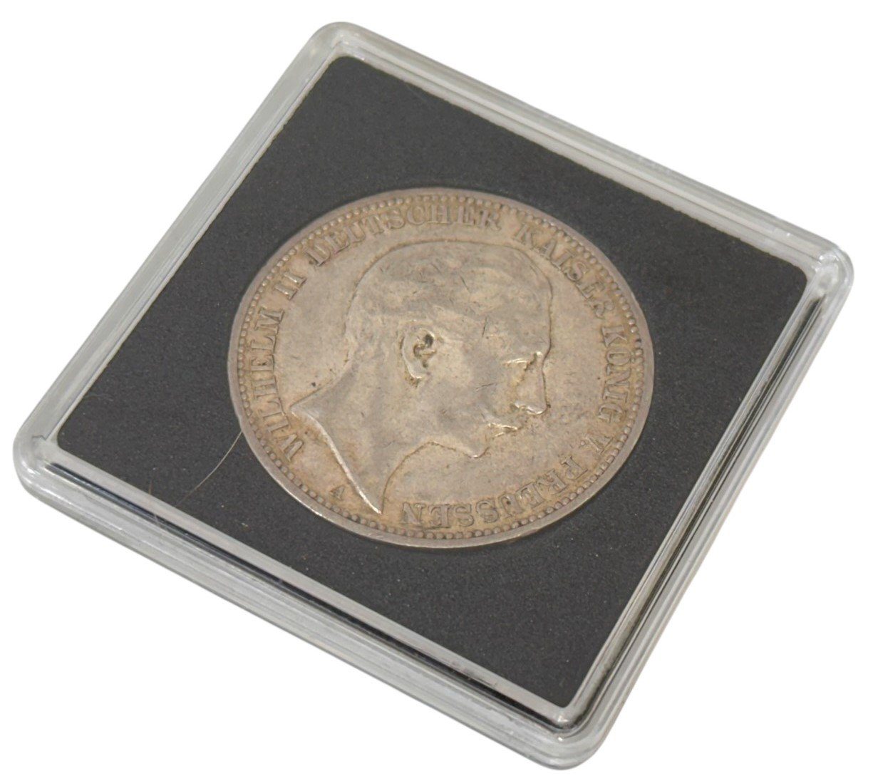 33 mm - Plastová kapsle/bublinka na mince QUADRUM - 1 kus