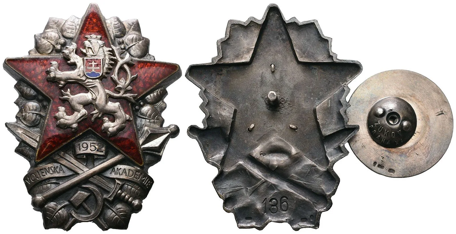 Československo - odznaky vojenských škol — 1