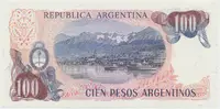 Argentina, 100 Pesos Argentinos (1983~1985), P.315a - fotografie 2