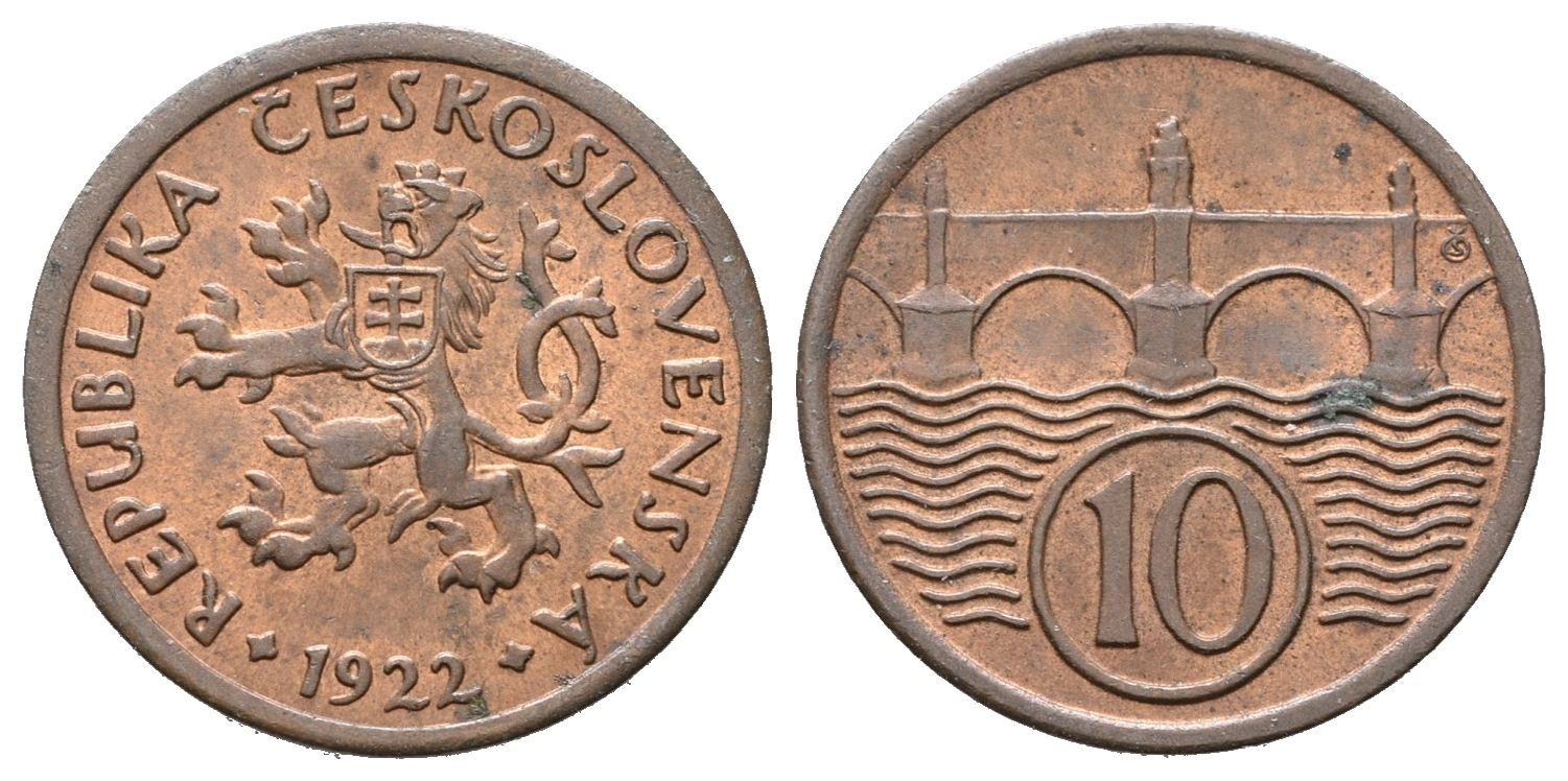 10 Haléř 1922