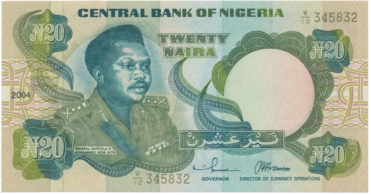 Nigérie, 20 Naira 2004, P.26h