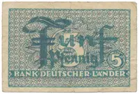Německo - NSR, 5 Pfennig (1948), Ros.250a