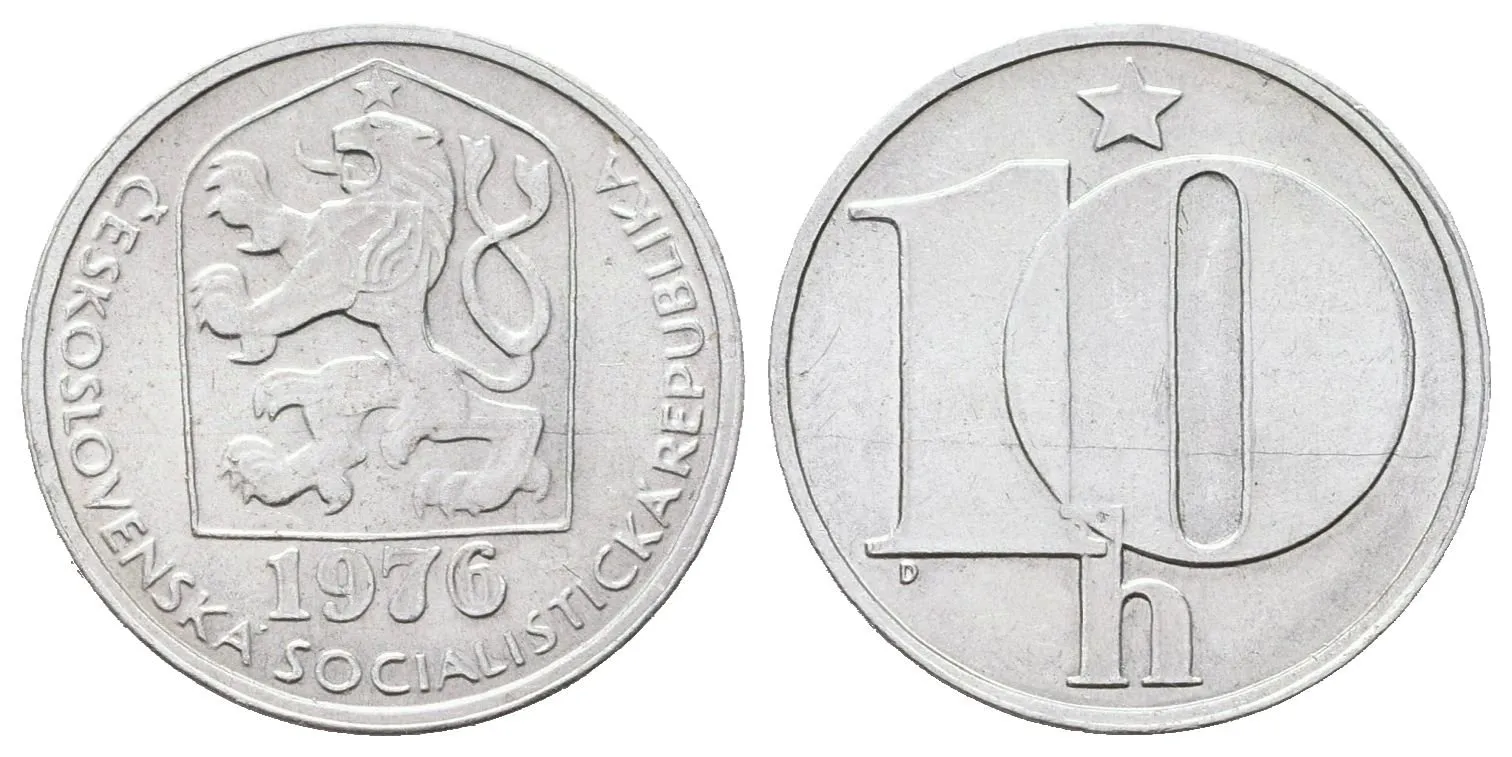 10 Haléř 1976