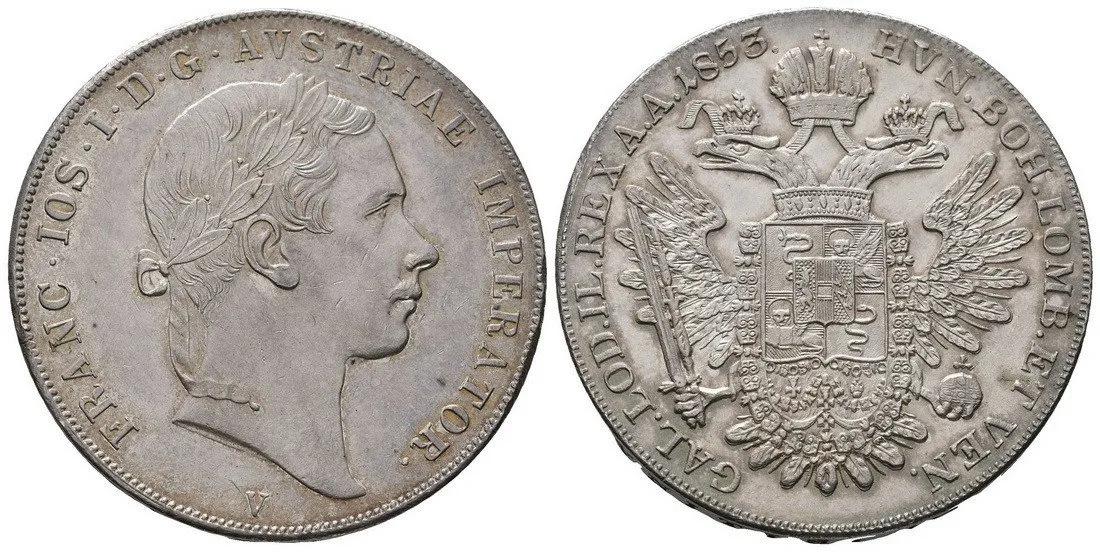 Konvenční měna, 1848 - 1857 — 1