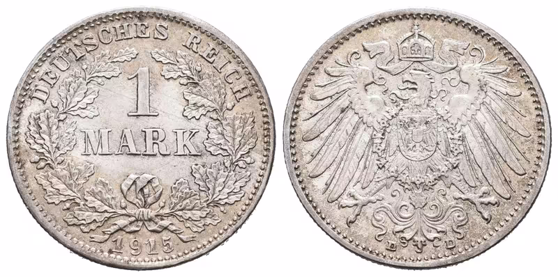 Německé císařství, 1 Marka 1915 D