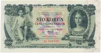 100 Koruna 1931, SPECIMEN, Hej.25b1.S1