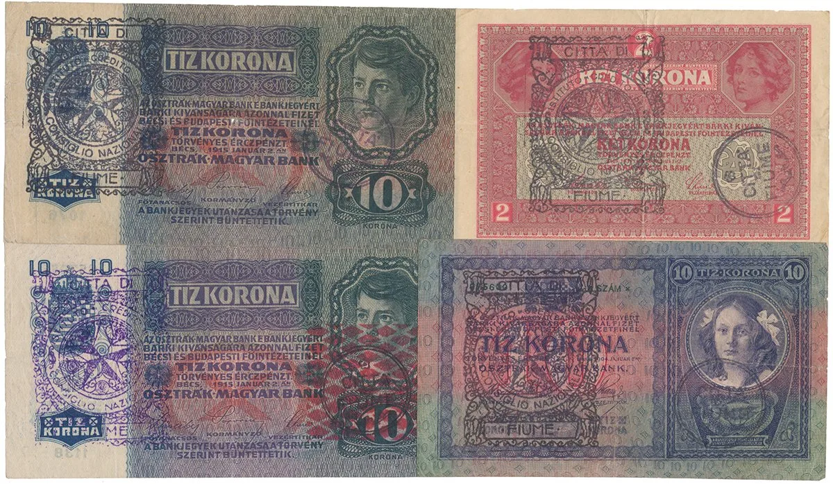 Razítkované R-U bankovky na Balkáně 1919-1921 — 1