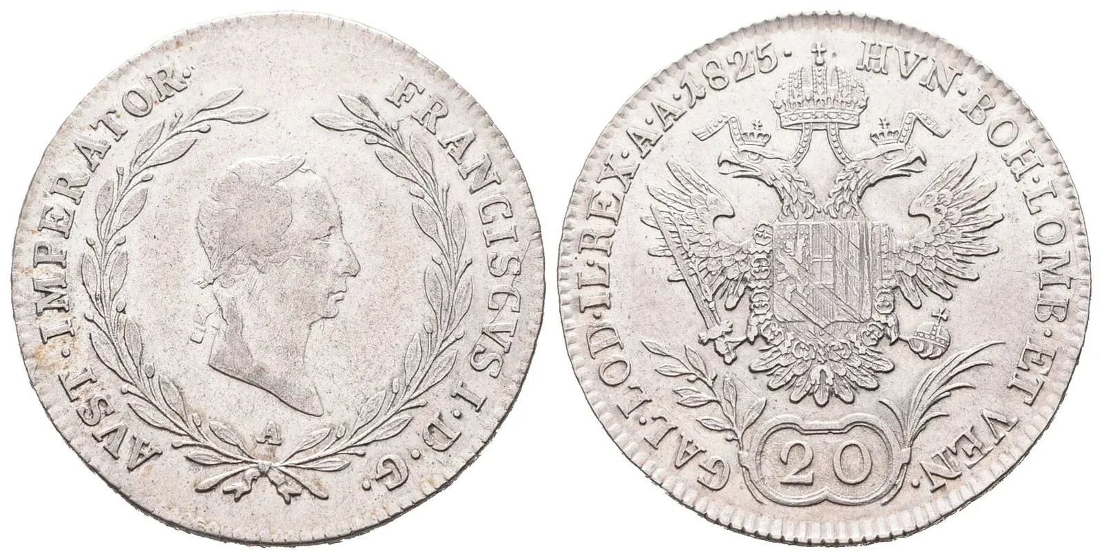 František II., 20 Krejcar 1825 A