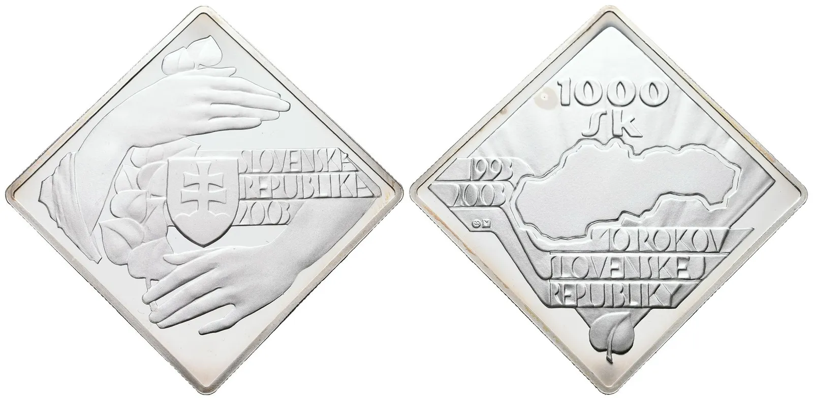 1000 Sk 2003 - 10 let Slovenské republiky