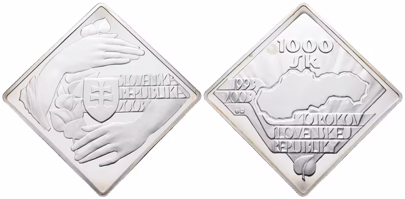 1000 Sk 2003 - 10 let Slovenské republiky
