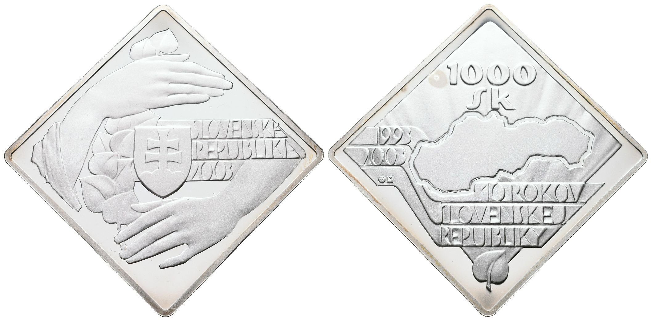 1000 Sk 2003 - 10 let Slovenské republiky