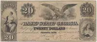 USA - Georgia, 20 Dollar 1855