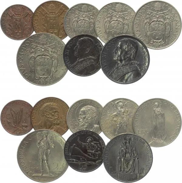 Vatikán, Pius XI., 1922 - 1939 — 1