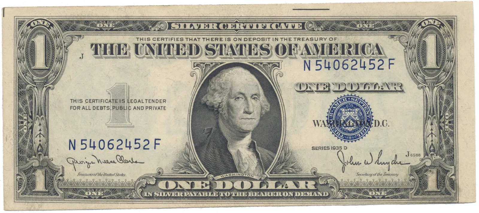 USA, 1 Dollar 1935D, Pick.416d2