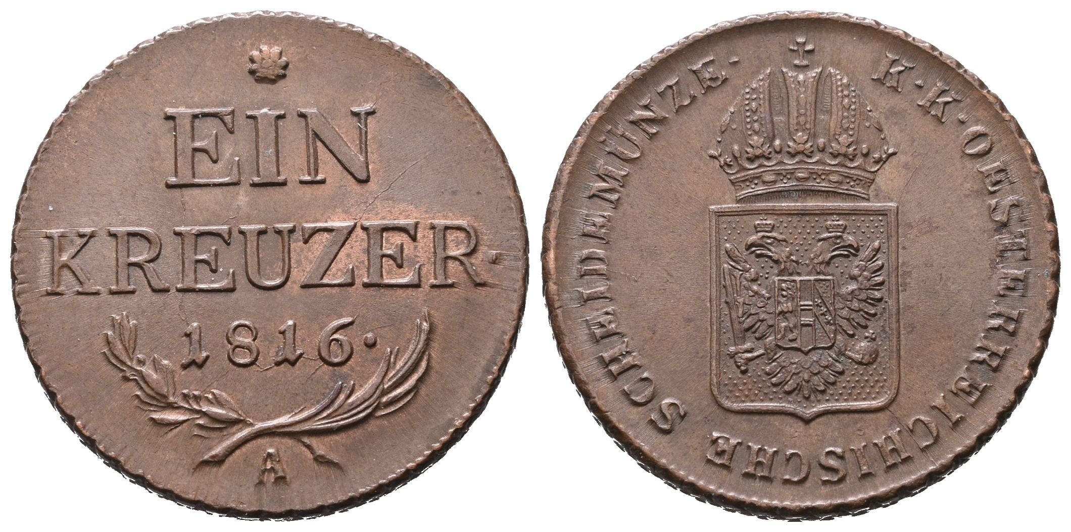 František II., 1 Krejcar 1816 A