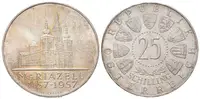 Rakousko, 25 Schilling 1957 - Mariazell - fotografie 2